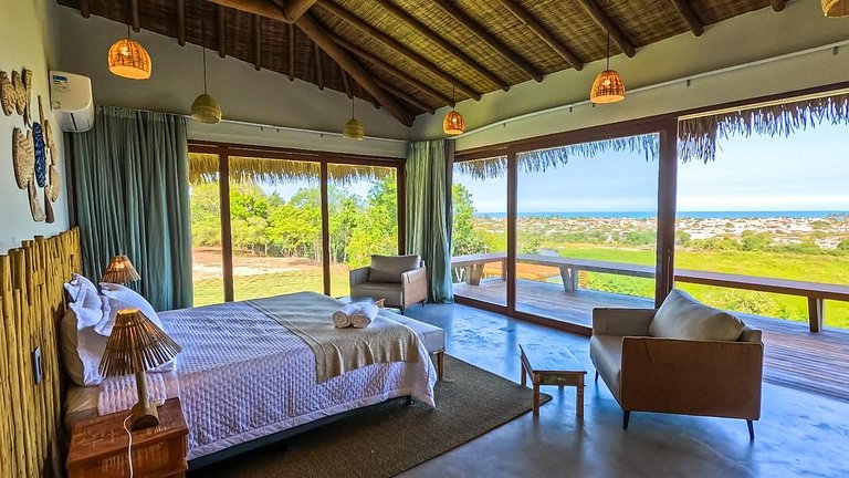 Casa de luxo em Caraíva à beira do rio – 7 suítes