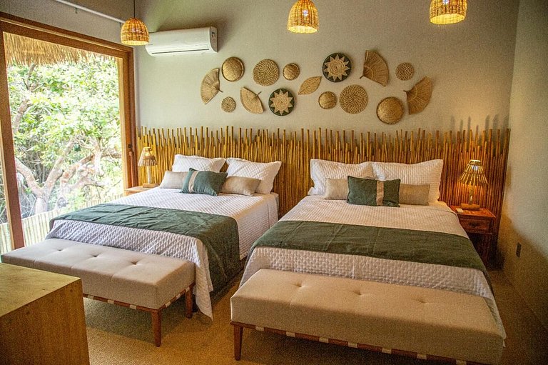 Casa de luxo em Caraíva à beira do rio – 7 suítes