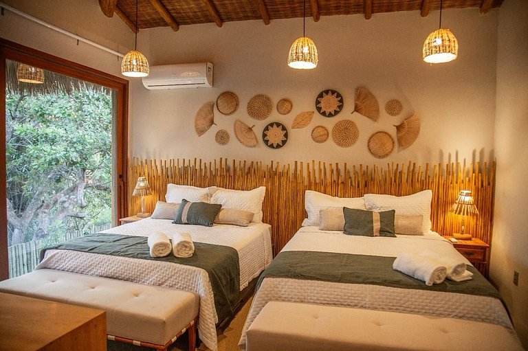 Casa de luxo em Caraíva à beira do rio – 7 suítes