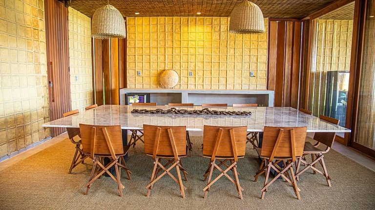 Casa de luxo em Caraíva à beira do rio – 7 suítes