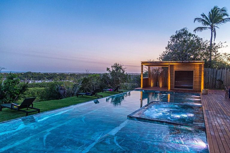 Casa de luxo em Caraíva à beira do rio – 7 suítes