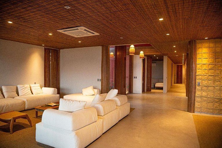 Casa de luxo em Caraíva à beira do rio – 7 suítes