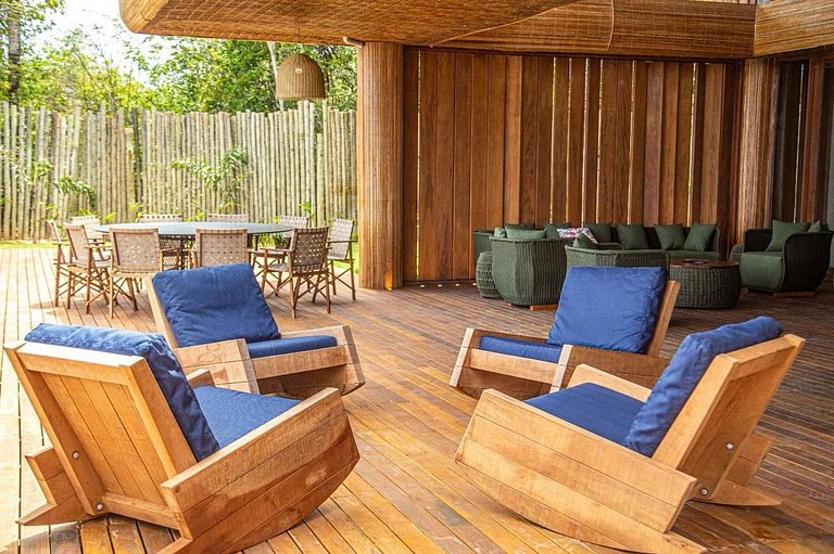 Casa de luxo em Caraíva à beira do rio – 7 suítes