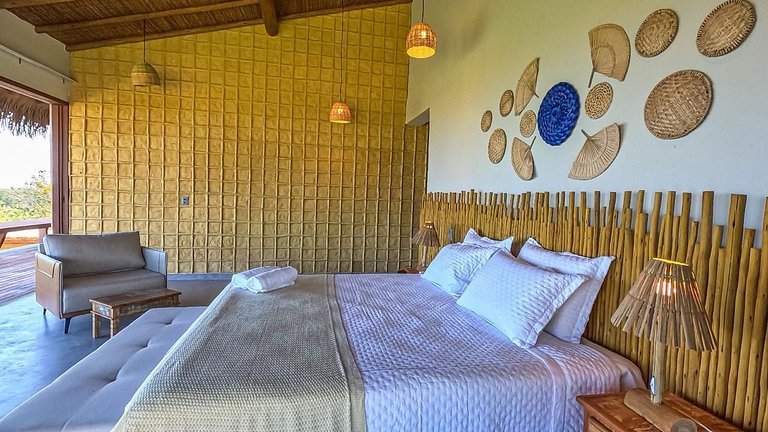 Casa de luxo em Caraíva à beira do rio – 7 suítes