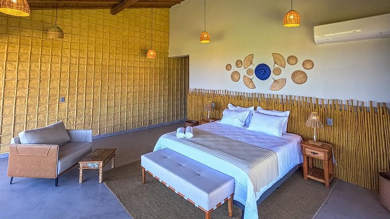 Casa de luxo em Caraíva à beira do rio – 7 suítes
