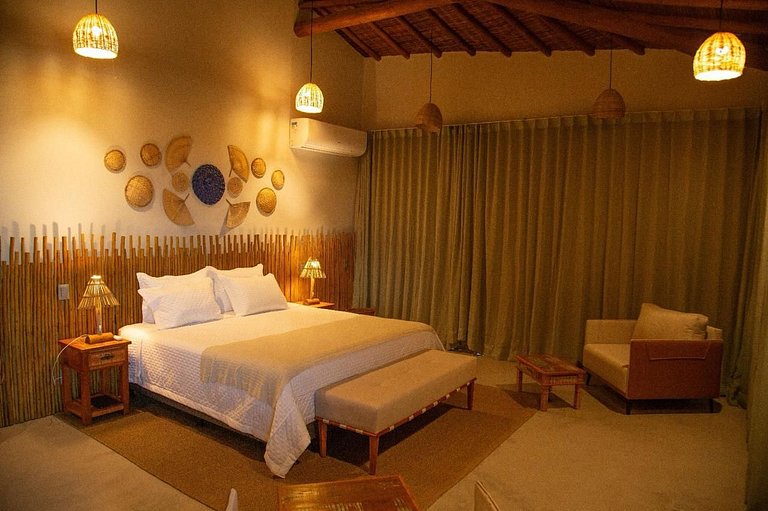 Casa de luxo em Caraíva à beira do rio – 7 suítes