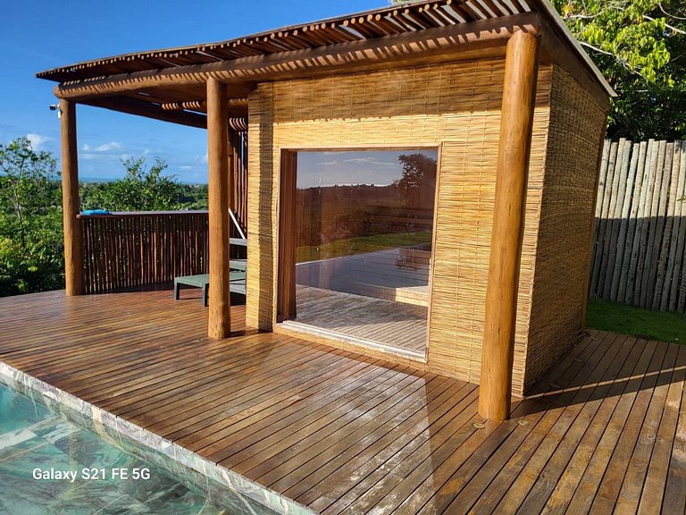 Casa de luxo em Caraíva à beira do rio – 7 suítes
