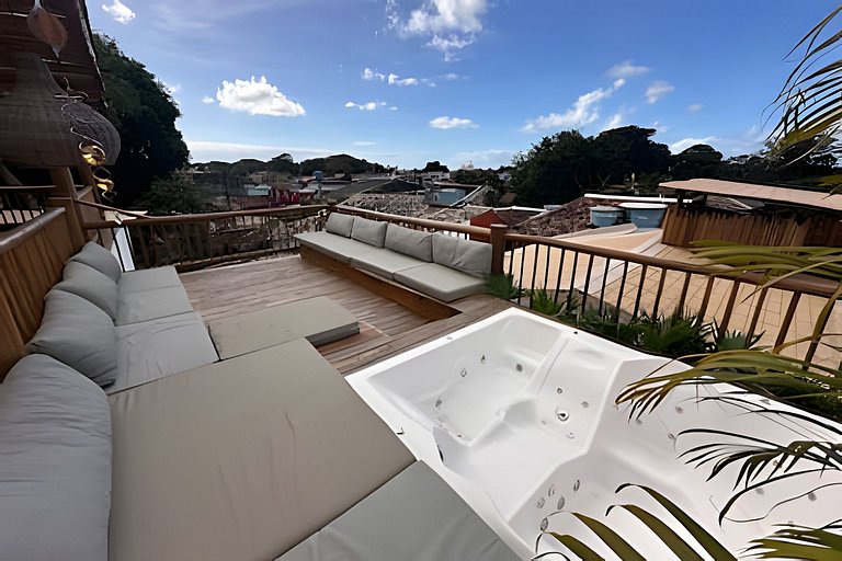 Villa para até 12 pessoas na Rua Mucugê – Jacuzzi & Piscina