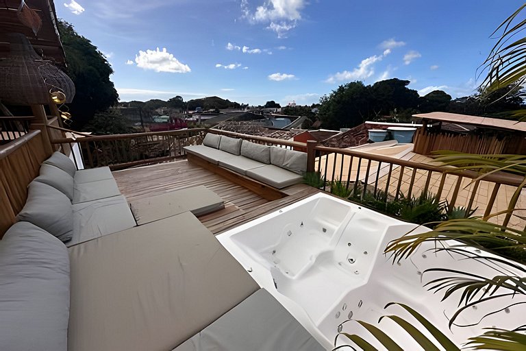 Apê completo na Rua Mucugê – Piscina, Jacuzzi e Charme