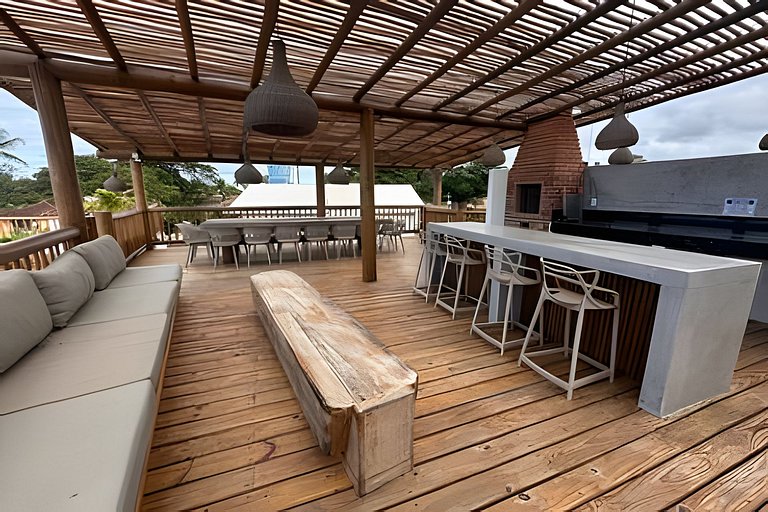 Apê completo na Rua Mucugê – Piscina, Jacuzzi e Charme