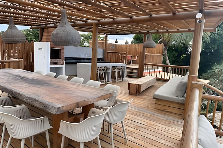 Apê completo na Rua Mucugê – Piscina, Jacuzzi e Charme
