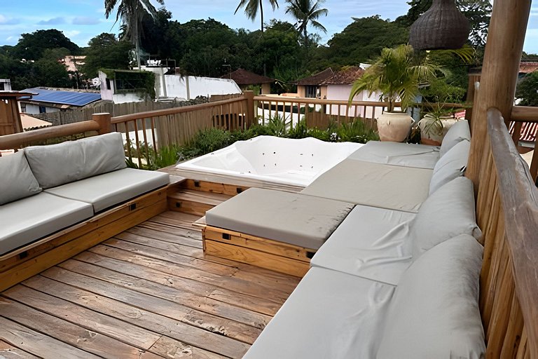 Apê completo na Rua Mucugê – Piscina, Jacuzzi e Charme