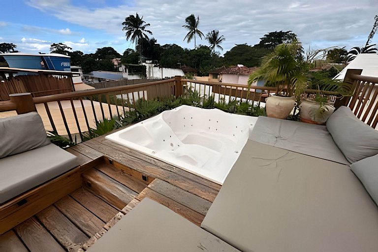 Apê completo na Rua Mucugê – Piscina, Jacuzzi e Charme