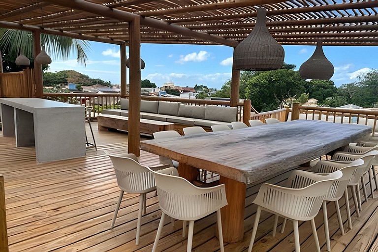 Suíte luxo na Rua Mucugê – Piscina e conforto em Arraial