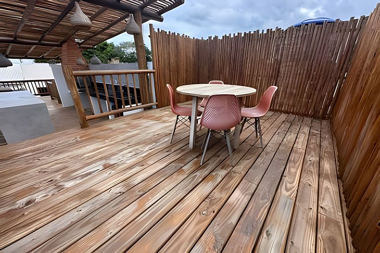 Suíte aconchegante na Rua Mucugê – Piscina + Garagem