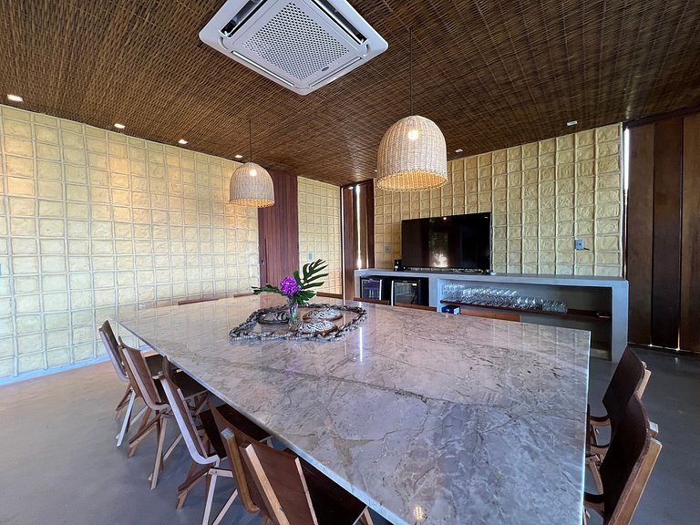 Casa de luxo em Caraíva à beira do rio – 7 suítes