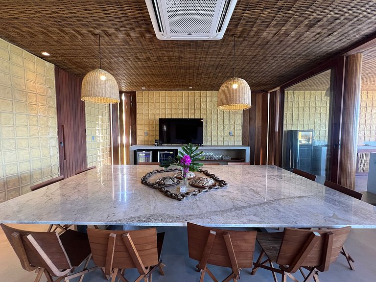 Casa de luxo em Caraíva à beira do rio – 7 suítes