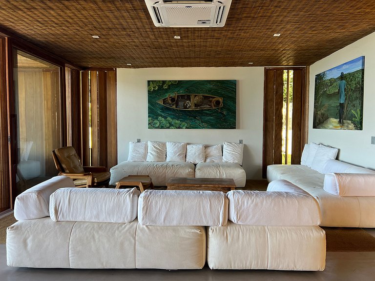 Casa de luxo em Caraíva à beira do rio – 7 suítes