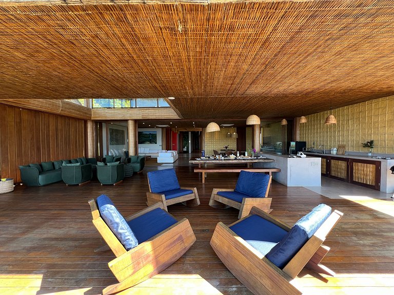 Casa de luxo em Caraíva à beira do rio – 7 suítes