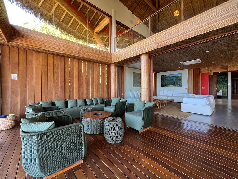 Casa de luxo em Caraíva à beira do rio – 7 suítes