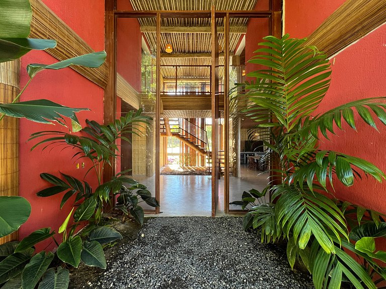 Casa de luxo em Caraíva à beira do rio – 7 suítes