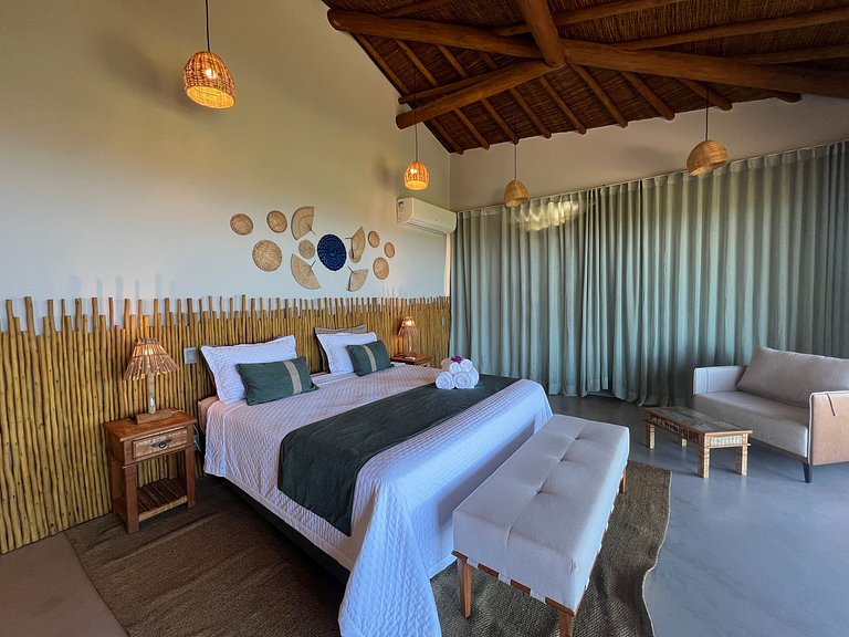 Casa de luxo em Caraíva à beira do rio – 7 suítes