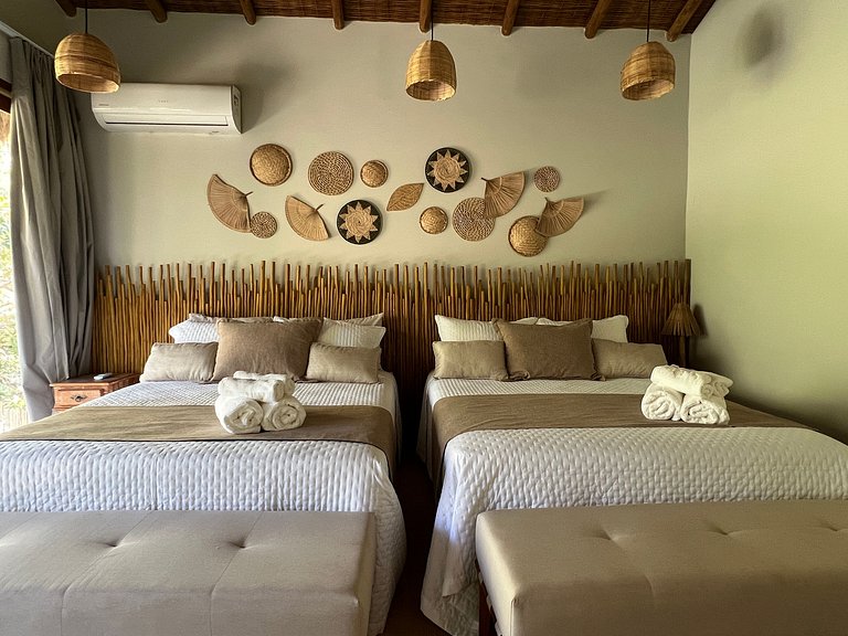 Casa de luxo em Caraíva à beira do rio – 7 suítes
