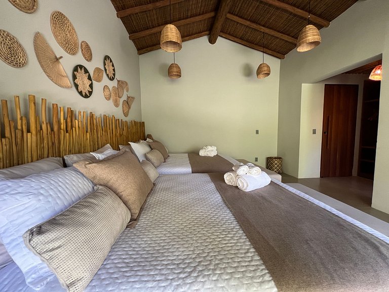 Casa de luxo em Caraíva à beira do rio – 7 suítes