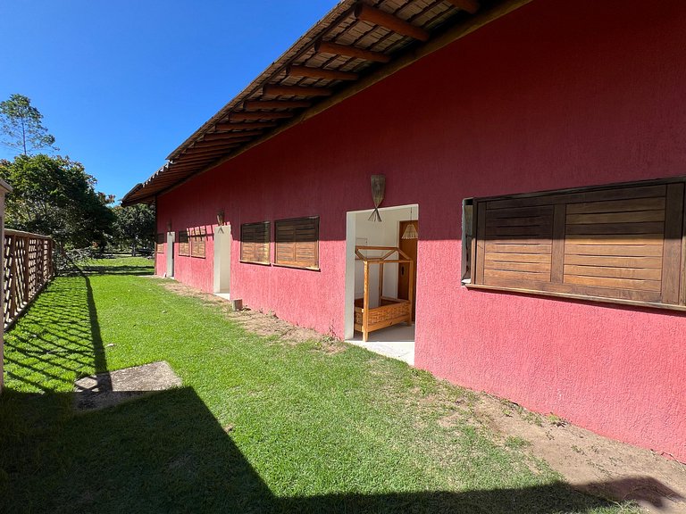 Casa de luxo em Caraíva à beira do rio – 7 suítes